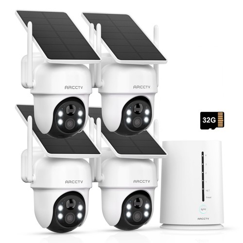 Arcctv 4mp batteria - wi-fi,